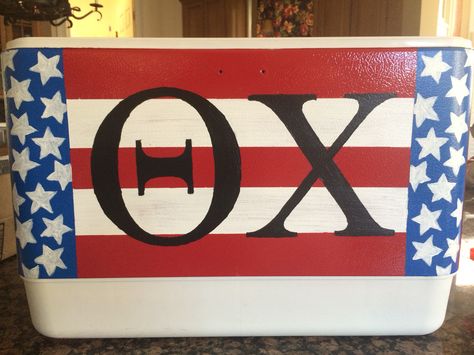 Formal cooler, theta chi, Stars and Stripes Theta Chi Cooler, Mountain Weekend Cooler, Beer Pong Table Diy, Formal Coolers, Frat Formal, Formal Cooler Ideas, Fraternity Coolers, Formal Cooler, Theta Chi