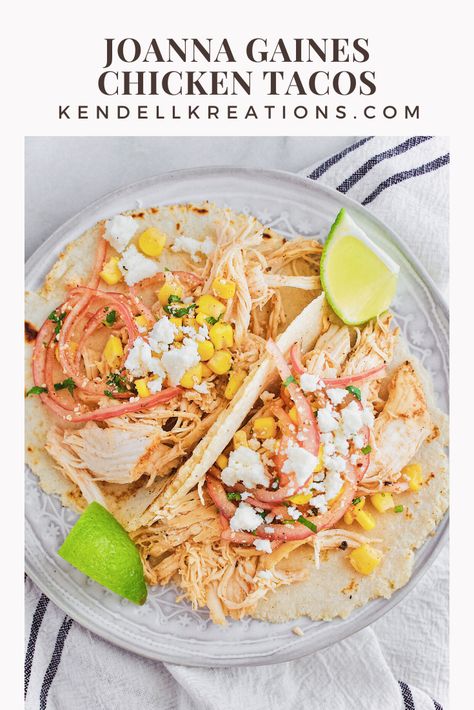 Joanna Gaines recipe for Chicken Street Tacos and Flour Tortillas are a match made in Heaven. Take a look at my review for a few tweaks I would make, but over all enjoyable! Joanna Gaines Street Tacos, Joanna Gaines Recipes Chicken, Tacos Corn Tortillas, Gains Recipes, Jojo Gaines, Magnolia Recipes, Johanna Gaines, Chicken Street Tacos, Magnolia Table Recipes