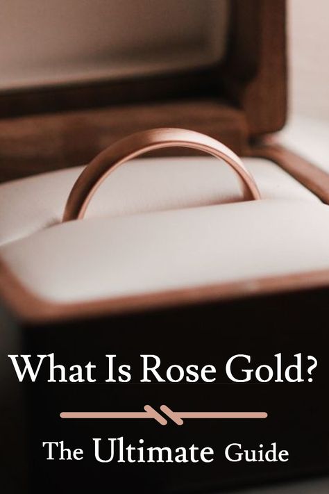 Rose Gold rings, like a Rose Gold Engagement Ring, can be stunning! But what is Rose Gold? How is it made & used? Is 10k, 14k, or 18k jewelry best? This guide covers all that & more.  A rose gold diamond ring or a rose gold morganite ring is breathtaking! A rose gold promise ring or a rose gold anniversary band can mark other relationship phases. It's not JUST for bridal sets, you can also get a rose gold mens wedding band! #rosegold #rosegoldengagement #engagementrings #rings #goldjewellery Rose Gold Vs Yellow Gold, Rose Gold Wedding Party, Rose Gold Wedding Table, Rose Gold Wedding Favors, Gold Mens Wedding Band, Rose Gold Wedding Dress, Rose Gold Mens Wedding Band, Gold Anniversary Bands, Rose Gold Wedding Decor