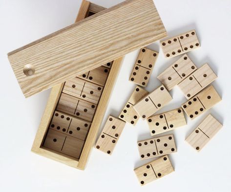 Unique Husband Gifts, Personalized Dominoes, Wood Phone Holder, Logo Personal, Domino Set, Tile Games, Dominoes Set, Wooden Games, I'm Broke