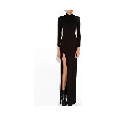 Turtleneck Dress Black, Long Sleeve Backless Dress, Black Turtleneck Dress, Long Sleeve Black Dress, Sleeve Black Dress, Backless Dresses, Turtleneck Dress, Aesthetic Inspiration, Backless Maxi Dresses