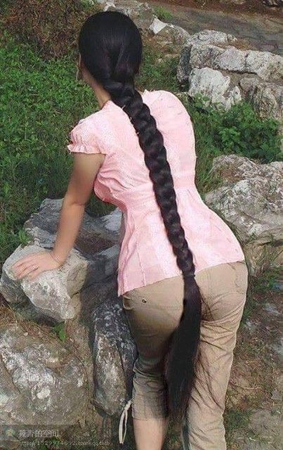 Untitled | Long Hair Love_24 | Flickr Indian Long Hair Braid, Seluar Ketat, Long Hair Images, Long Indian Hair, Beautiful Braids, Super Long Hair, Long Black Hair, Long Hair Girl, Hair Reference