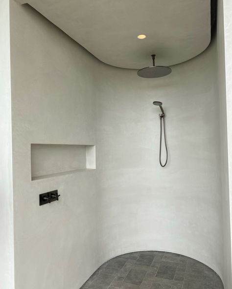 Take a look at this absolutely stunning job by Alan using our micro cement system Wall2Floor. Amazing cloudy effects turning this shower into a work of art! 😍 Learn how YOU can implement Wall2Floor in the wet areas of your home. https://novacoloraustralia.com.au/wall2floor/ Cement Floor Bathroom, Micro Cement Bathroom, Ibiza Interiors, Cement Bathroom Floor, Micro Cement, Cement Bathroom, Cement Walls, Double Shower, Cement Floor