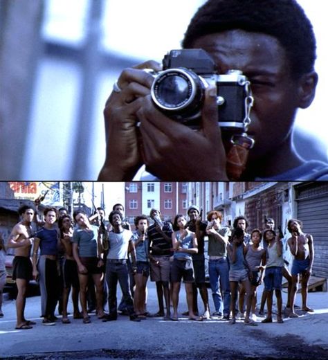 CITY OF GOD / dir: Fernando Meirelles & Kátia Lund. DP: César Charlone. Brazil Culture, City Of God, I Love Cinema, Film Images, Movie Shots, Black Photography, Film Studies, Film Inspiration, Music Film