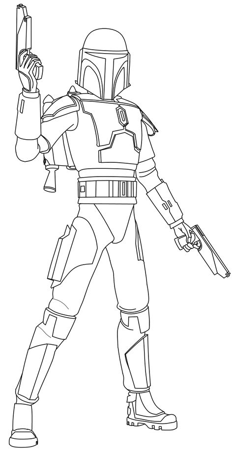 Star Wars Coloring Pages For Adults, Mandalorian Coloring Page, Starwars Drawings, Star Wars Coloring, Star Wars Art Drawings, Sith Warrior, Character Outline, Star Wars Species, Clone Wars Art