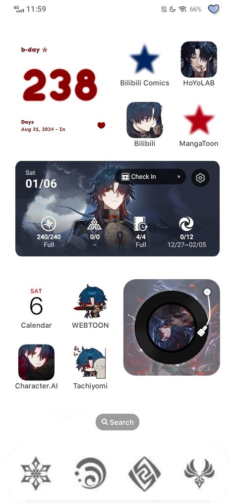 honkai star rail Honkai Star Rail Homescreen, Honkai Star Rail Phone Theme, Hsr Phone Theme, Honkai Star Rail Wallpaper Ipad, Blue Phone Theme, Edits Overlays, Iphone Wallpaper Stars, Phone Layouts, Phone Lock