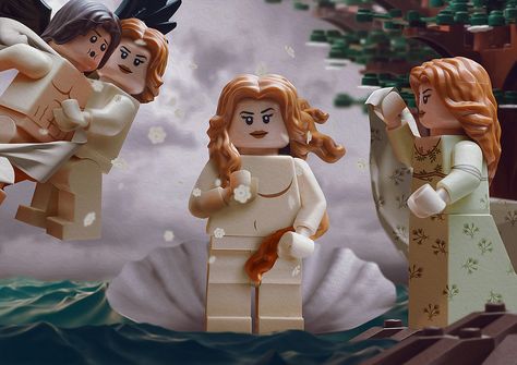 https://flic.kr/p/RnY8db | The birth of Venus Lego Painting, Battle Of Issus, Used Legos, Birth Of Venus, Amazing Lego Creations, Lego Photo, Lego Pictures, Lego Art, Lego Brick