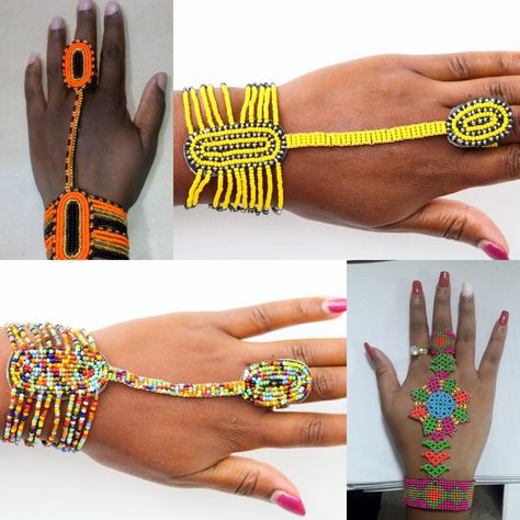 African beaded bracelets, Zulu Bracelets, Maasai Wrist bracelets Zulu Bracelets, African Beaded Bracelets, Seashell Bracelet, Middle Finger Ring, Colorful Bracelet, Wire Cuff, Beaded Ring, Maasai, Bracelet Beaded