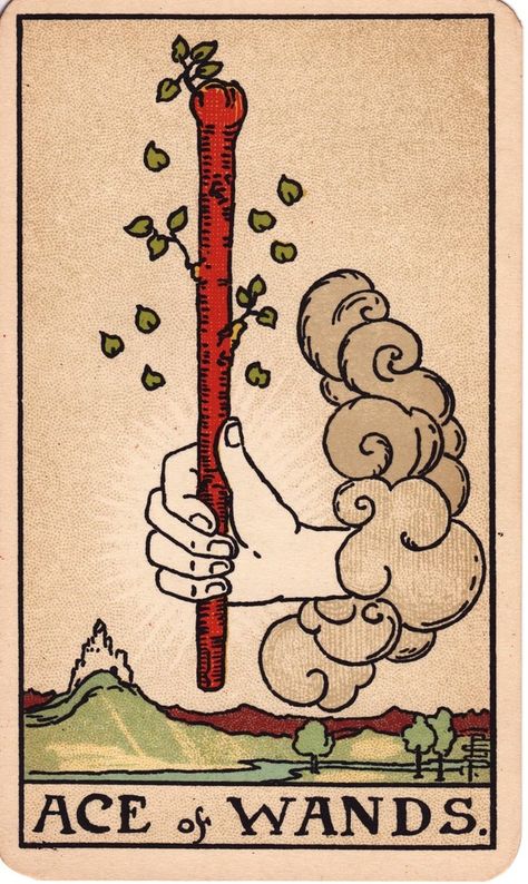 Ace of Wands Tarot card meaning: Creation, invention ... Ace Of Wands Tarot Card, Ace Of Wands Tarot, Best Tarot Decks, Ace Of Wands, The World Tarot Card, Rider Waite Tarot Cards, The World Tarot, All Tarot Cards, Rider Waite Tarot Decks