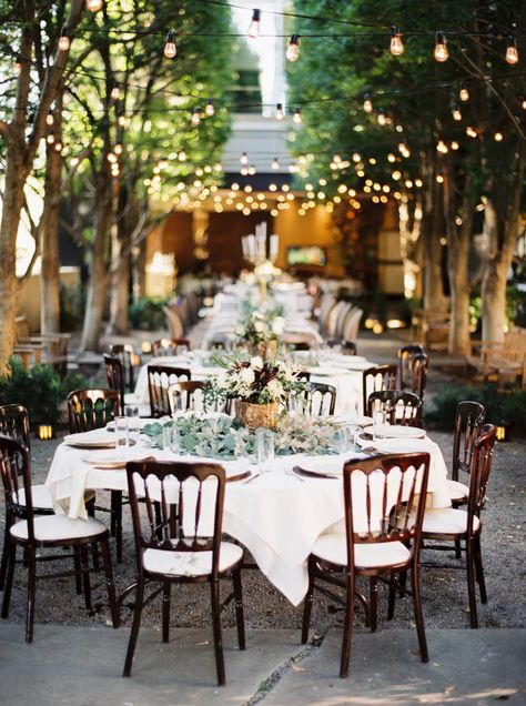 Courtyard Reception, Light Courtyard, Secluded Garden, Hacienda Wedding, Courtyard Wedding, Engagement Dinner, Romantic Outdoor Wedding, Smoked Mirror, Dallas Wedding Venues