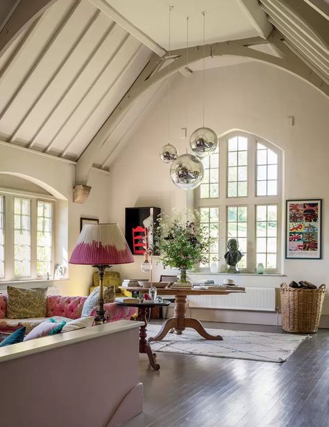 White living room | House & Garden Breakfast Room Green, Pavilion Grey, Victorian Room, Historic Colours, Somerset House, Traditional Paint, House White, Farrow And Ball Paint, House By The Sea