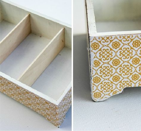 How to Make a Box to Store Tea Bags | Tonya Staab Tea Box Diy, Diy Tea Bags, Tea Flavors, Tea Box Storage, Tea Bag Storage, Tea Labels, Diy Tea, Tea Organization, Tea Bag Organizer