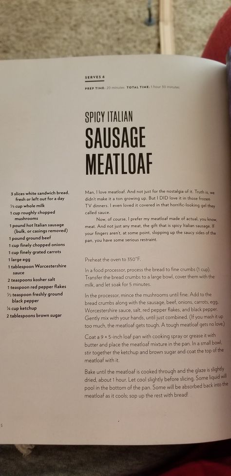 Italian Sausage Meatloaf, Cravings Chrissy Teigen, Chrissy Teigen Cookbook, Sausage Meatloaf, Chrissy Teigen Recipes, Book Club Snacks, Cheap Eats, Chrissy Teigen, Sandwich Bread