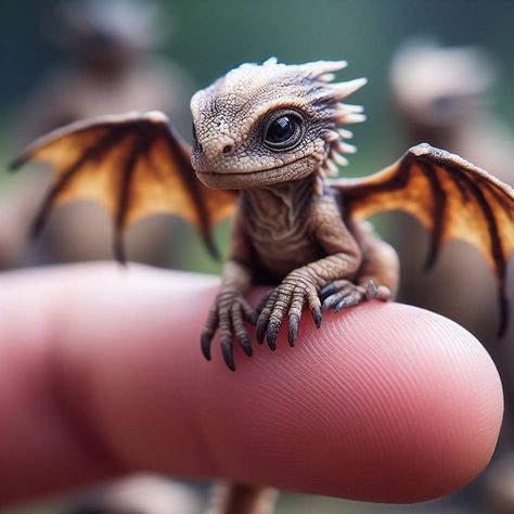 Pocket Dragon Fairy Garden Ideas Enchanted Forest, Cool Dragon Pictures, Pocket Dragon, Baby Dragon Art, Hidden Dragon, Realistic Dragon, Stone Dragon, Small Dragon, Tiny Dragon