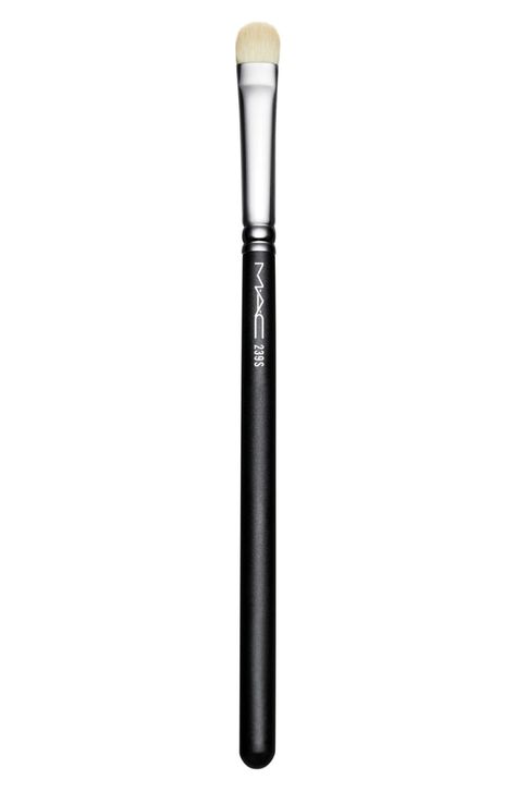 MAC 239S Synthetic Eye Shader Brush,                         Main,                         color, No Color Mac Brushes, Bridal Makeup Tutorial, Wedding Makeup Tutorial, Best Bridal Makeup, Brush Cleanser, Eyeshadow Brush, Mac Eyeshadow, Make Makeup, Shop Makeup