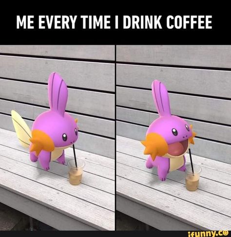 ME EVERY TIME I DRINK COFFEE – popular memes on the site iFunny.co #pokemon #animemanga #pokemongo #pokemon #mudkip #coffee #caffeine #starbucks #nintendo #me #every #time #drink #pic Shiny Mudkip, Pokemon Pins, I Drink Coffee, Shiny Pokemon, Pokemon Memes, Pokemon Funny, Drink Coffee, Try Not To Laugh, Hysterically Funny