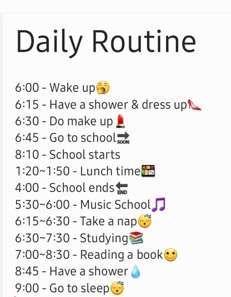 Apps For Daily Routine, Daily Routine Schedule 5am, Good Apps For Iphone, Routine Schedule, Night Routines, School Routine For Teens, Daily Routine Schedule, School Morning, My Daily Routine