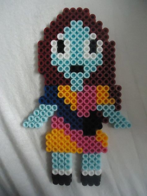 Sally From Nightmare Before Christmas by PerlerHime - Kandi Photos on Kandi Patterns Sally From Nightmare Before Christmas, Hama Disney, Hama Beads Christmas, Melted Beads, Perler Bead Mario, Christmas Perler Beads, Easy Perler Bead Patterns, Pony Bead Crafts, Melty Bead Patterns