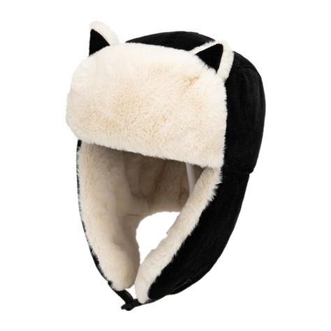 PRICES MAY VARY. Cotton Faux Fur Lined Imported Polar fleece interior lining and faux rabbit fur on ear flaps & forehead.Supports machine washing, hand washing and dry cleaning. Buckle closure Machine Wash Warm and Comfortable: The trapper hat is capable of keeping you warm because of the classic design and high quality material. Different from cheap hat filler, our trapper hat chooses high quality Cotton. Polar fleece interior lining and faux rabbit fur on ear flaps & forehead make the hat supe Cat Ears Cap, Russian Ushanka, Russian Hat, Ear Flap Hats, Aviator Hat, Trapper Hat, Ski Hats, Trapper Hats, Bonnet Hat