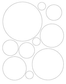 Free Printable Circle Templates - Large and Small Circle Stencils Circle Stencils Templates, Printable Circle Template, Circle Template Free Printable, Crafting Templates, Evernote Template, Circle Printable, Circle Stencil, Printable Circles, Free Stencils Printables