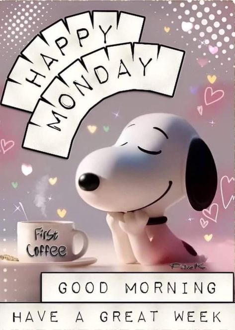 Snoopy Happy Monday, Monday Morning Greetings, Morning Coffee Funny, Wine Cork Crafts Christmas, Cute Picture Quotes, Morning Scripture, Snoopy Dance, Good Morning Snoopy, Good Morning Motivation