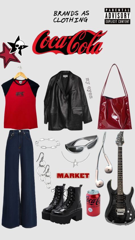 First brand, co(c)ke 🫢🫢 what next?? #outfitinspo #brands #coke #cola #leather #y2k #y2kfashion Coke Cola, Cherry Cola, What Next, Y2k Fashion, Cut Out, Cherry, Marketing, Outfit Inspo, Leather