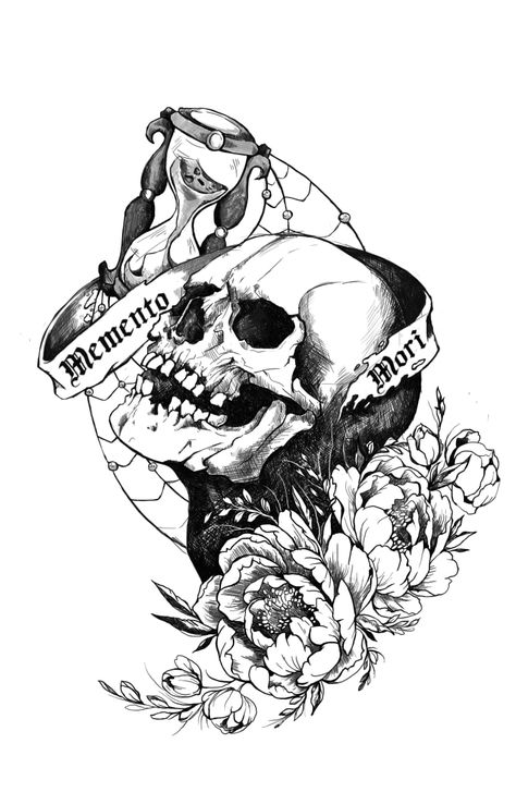 For only $5, lucyfiller will draw for you tattoo sketches. | Hello everyone, my name is Lucy, I draw in different styles, from simple illustrations to more realistic drawing, if you want a unique tattoo, then | On Fiverr.com Momento Mori Tattoo, Memento Mori Tattoo, Illustration Simple, Geniale Tattoos, 24th Birthday, Tattoo Style Drawings, Unique Tattoo Designs, Tattoo Sketch, Unique Tattoo