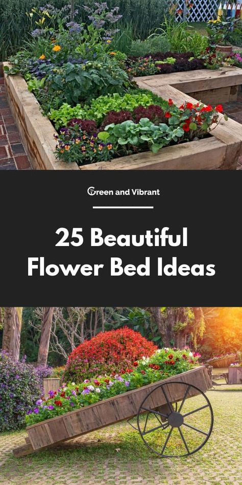 In this article, you will find a selection of classic ground-level beds of various styles, as well as raised beds - including many ideas for upcycling. Raised Flower Bed Ideas Plants, Wooden Flower Bed Ideas, Raised Beds In Front Of House, Raised Flower Bed Designs, Raised Flower Beds Ideas, Cheap Flower Bed Ideas, Trees In Raised Beds, Block Flower Bed, Raised Flower Beds In Front Of House