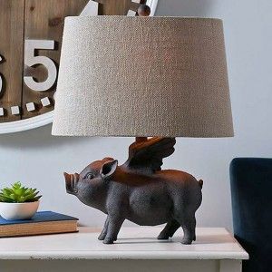 Search results for: 'lamp' Antique Farmhouse Pig Lamp, Unique Lamp Shades, Pig Kitchen, Tout Rose, Fun Personality, Pig Decor, Accent Light, Flying Pig, Antique Iron