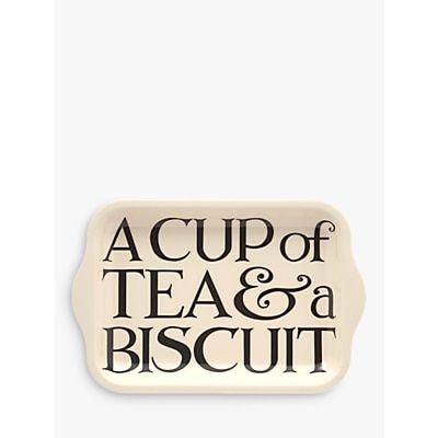 Emma Bridgewater Black Toast Biscuit Tray £5.00 @ John Lewis & Partners Melamine Tray, Kitchen Tray, Tea Biscuits, Small Tins, Emma Bridgewater, Tea Tray, Cup Of Tea, Paint Designs, Earthenware