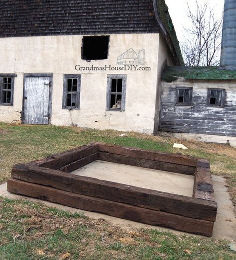 Railroad Tie Flower Bed, Railroad Ties Landscaping Flower Beds, Railroad Ties Landscaping, Railroad Tie, Railroad Ties, Small City Garden, Garden Railroad, Build Projects, Landscaping Business