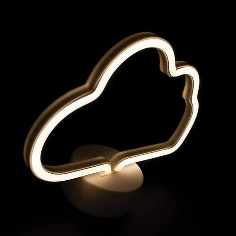 Neon Cloud, Neon Table, Led Tubes, Cloud Shapes, Neon Glow, Children's Bedroom, White Cloud, Led Neon Lighting, Batteries Not Included