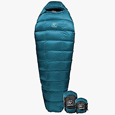 Amazon.com : Outdoor Vitals Summit 20°F Down Sleeping Bag, 800 Fill, 3 Season, Mummy, Ultralight, Camping, Hiking (Blue, Long) : Sports & Outdoors Camping Sleeping Pad, Ultralight Camping, Down Sleeping Bag, Gear List, Ultralight Backpacking, Truck Camping, Sleeping Pads, Camping Bed, August 25