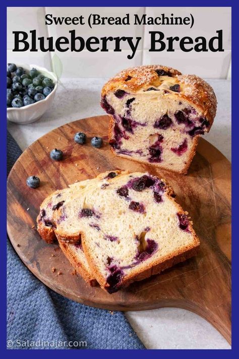 Bread Machine Blueberry Bread: Uncommonly Fresh Neretva Bread Maker Recipes, Bread Machine Recipes Easy Simple Sweet, Bread Machine Recipes 2lb Loaf, Blueberry Bread Machine Recipes, Neretva Bread Machine Recipes, Blueberry Bread Recipes, Bread Machine Recipes Healthy, Breadmaker Recipes, Blueberry Quick Bread