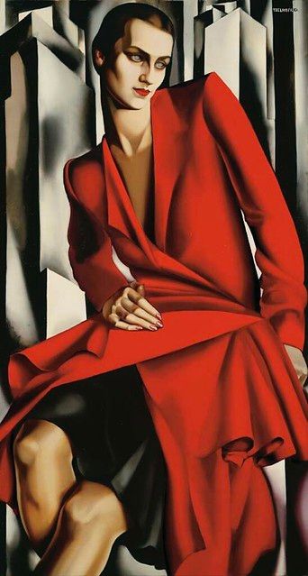 Tamara de Lempicka - Portrait de Mrs. Bush [1929] Tamara Lempicka, Art Deco Portrait, Art Mini Toile, Art Deco Artists, Art Deco Artwork, Art Deco Paintings, Painting Subjects, Art Deco Posters, 1920s Art