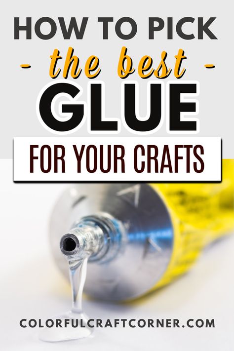 Best Craft Glue Adhesive, How To Glue Metal To Metal, Best Glue For Glass Adhesive, Best Glue For Jewelry Making, Diy Glue Crafts, E6000 Glue Projects Diy Crafts, Clear Glue Crafts, Best Glue For Glass, Glue Guide