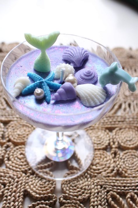 Candle Catalog, Interesting Candles, Jelly Candles, Mermaid Candle, Mermaid Candles, Lace Candles, Specialty Candles, Velas Candles, Seashell Candles