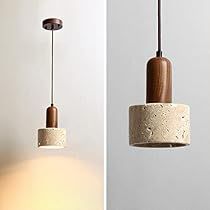 Wabi Sabi Pendant Light, Japandi Light Fixtures, Clay Lights, Bathroom Pendant Lights, Japandi Lighting, Wabi Sabi Lighting, Japandi Lamp, Pendant Light Bedroom, Stone Pendant Light