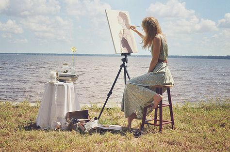 Artist Aesthetic, Cool Paintings, Pics Art, Artist At Work, Plein Air, Art Studio, Painting & Drawing, Les Oeuvres, Art Photography