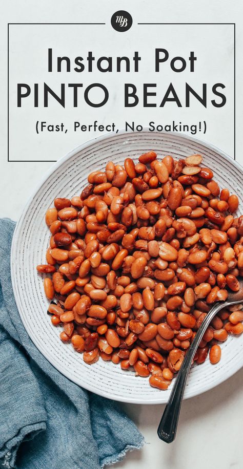 Instant Pot Pinto Beans, Pinto Bean Recipes, Easy Chicken Breast, Instant Pot Dinner Recipes, Air Fryer Recipes Healthy, Instapot Recipes, Instant Pot Pressure Cooker, Pinto Beans, Baked Beans