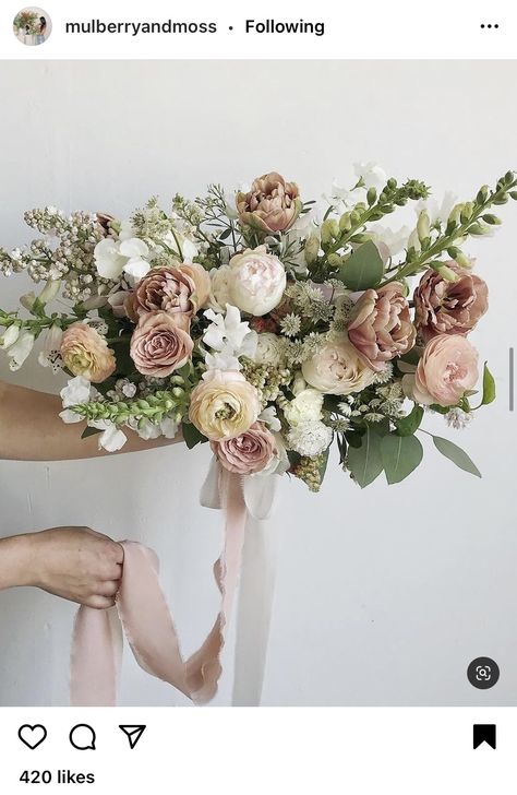 Dusty Rose Wedding Bouquet, Taupe Wedding, Neutral Wedding Flowers, Rose Floral Arrangements, Bronze Wedding, Beige Wedding, Dusty Rose Wedding, Rose Wedding Bouquet, Wedding Flower Inspiration