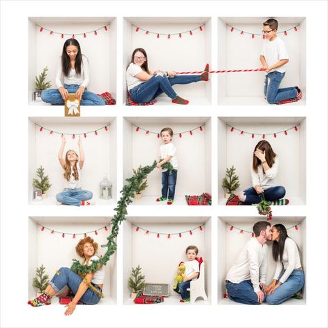 Holiday session, family photography session Christmas Session, Image Collage, Box Photo, Holiday Box, Holiday Photography, Arizona Photographer, Christmas Minis, Christmas Box, Photo Session