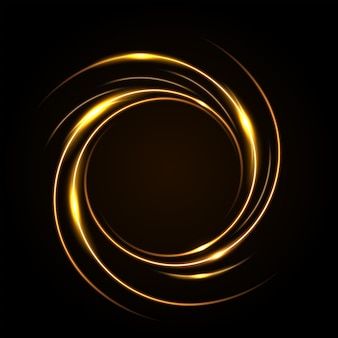 Premium Vector | Realistic black backgrounds with circular frames Round Background For Logo, Circular Logo Design, Circular Background, Wallpaper Landscape, Iphone Wallpaper Landscape, Circular Logo, Love Background Images, Design Drawings, Yellow Light