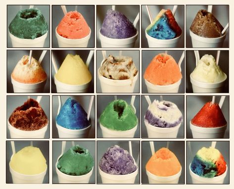 New Orleans snowballs- don’t ever call them “snowcones” down here.  People will look at you crazy!😂 New Orleans Snowball, Sugar And Spice, Look At You, New Orleans, Look At, Ice Cream, Yummy Food