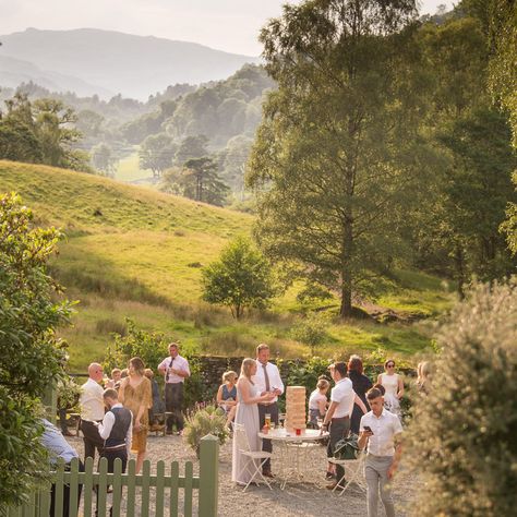 ** GOLDEN ** just about sums up this amazing late summer wedding that has to be one of our all time faves! You know when you go to a wedding and think that if you were to do it again, this is how you would do it? These two beautiful brides captured the heart and soul of an outdoor summertime wedding... a riot of joyful colours in their meadow-inspired bouquets, intimate woodland walks bathed in dappled sunlight and a romantic twilght dance at golden hour. Wedding perfection. And of cours... Golden Hour Wedding, Summertime Wedding, Late Summer Wedding, Dappled Sunlight, Lake District Wedding, Late Summer Weddings, Lake District National Park, Wedding Brochure, Small Weddings