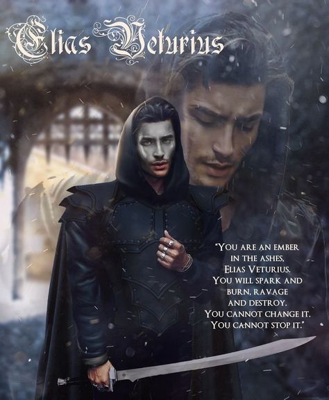 Elias Veturius, An Ember In The Ashes, Ember In The Ashes, Teenage Books To Read, Ashes Series, Fantasy Fiction, Favorite Novels, Book People, Ya Books