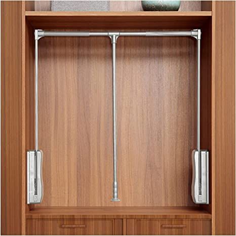 Pull Down Closet Rod, Pull Down Closet, Save Closet Space, Wardrobe Rail, Clothes Wardrobe, Closet Rack, Closet Rods, Clothes Rod, Foyer Design