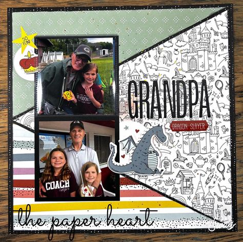 Ctmh Scrapbooking Layouts, Multi Photo Layouts, Masculine Scrapbook, Family Scrapbook Layouts, Custom Scrapbook, Beautiful Scrapbook Layouts, Scrapbooking Layouts Baby, Scrapbook Room, Family Scrapbook