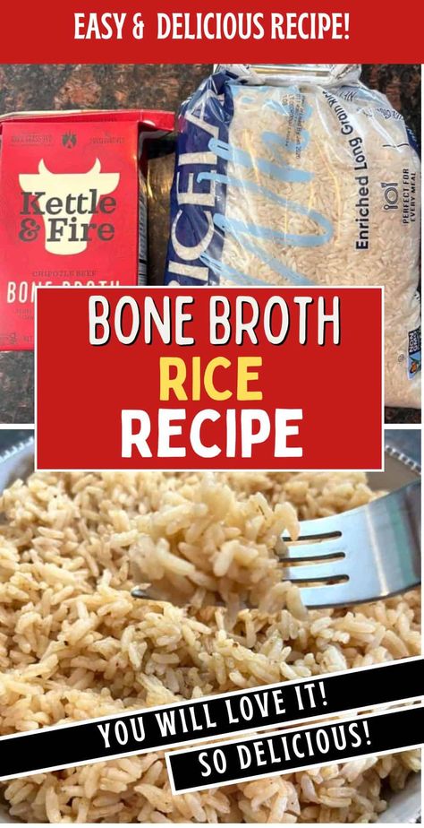 Rice In Bone Broth, Bone Broth Rice Recipe, Bone Broth Rice, Oven Baked Rice, Parboiled Rice, How To Boil Rice, Spicy Corn, Baked Rice, Rice Varieties