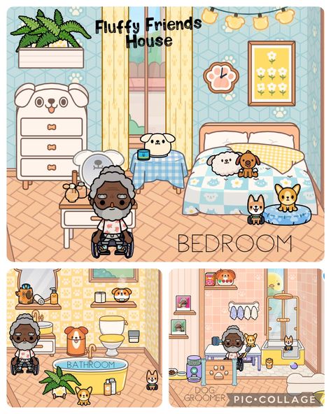 Fluffy Friends House Toca Boca Ideas, Toca Boca Fluffy Friends House Idea, Toca Boca Fluffy Friends House, Fluffy Friends House Toca Boca, Toca Boca Ideas Kitchen, House Toca Boca Ideas, Toca Boca Ideas, Parents Bedroom, University Dorms